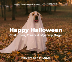 Pet costume event at NorthPoint Pets in Cheshire, CT during the 2025 Halloween Party