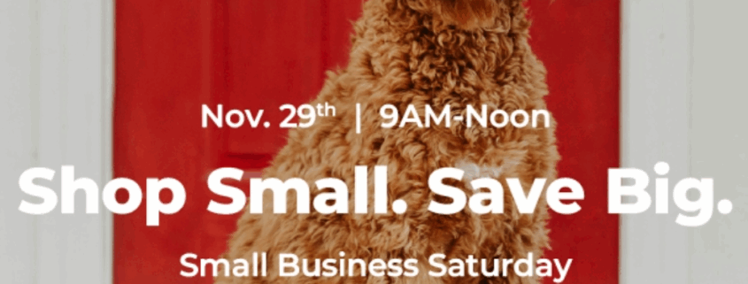 Small Business Saturday sale at NorthPoint Pets with 9AM–Noon savings.